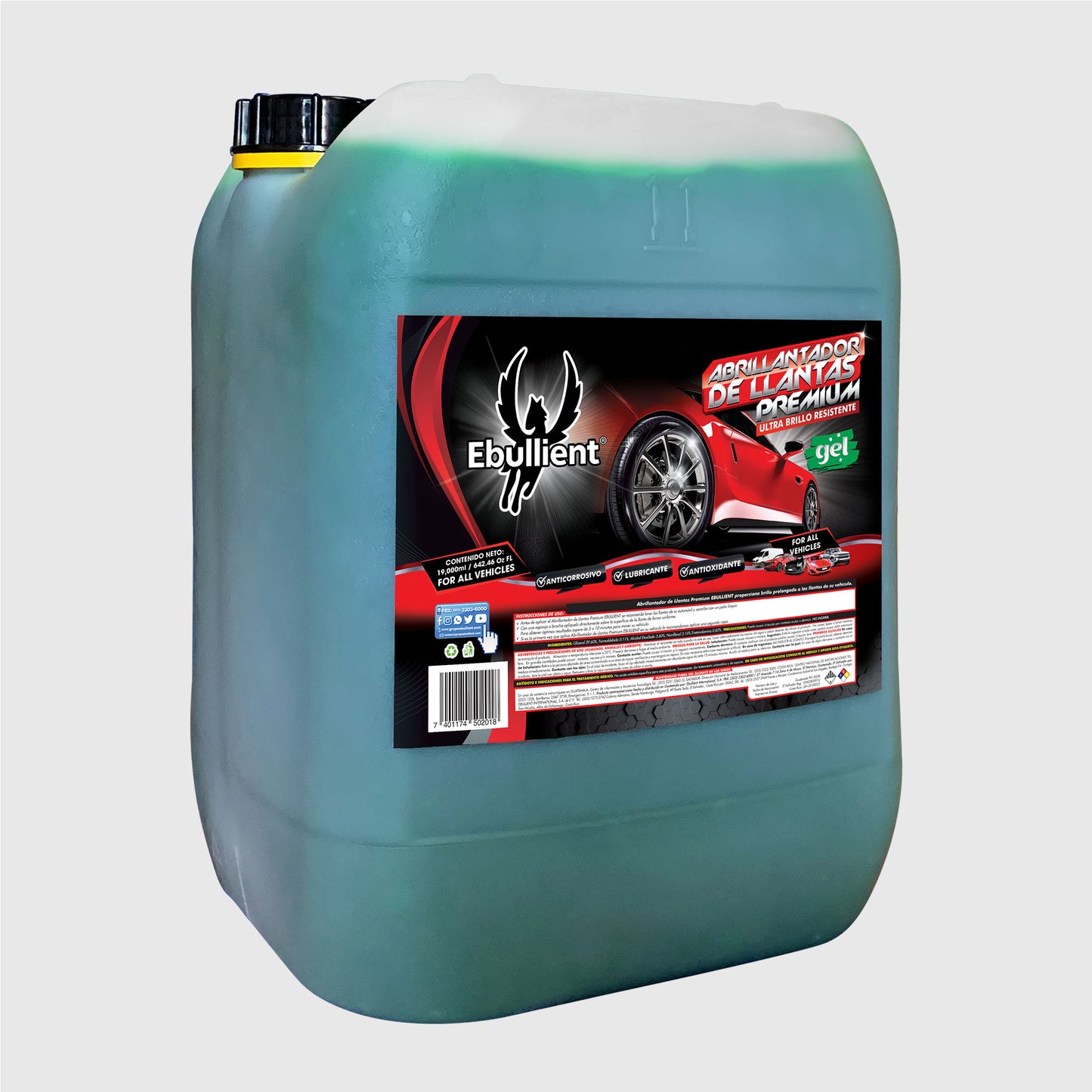 Abrillantador de Llantas Premium en Gel