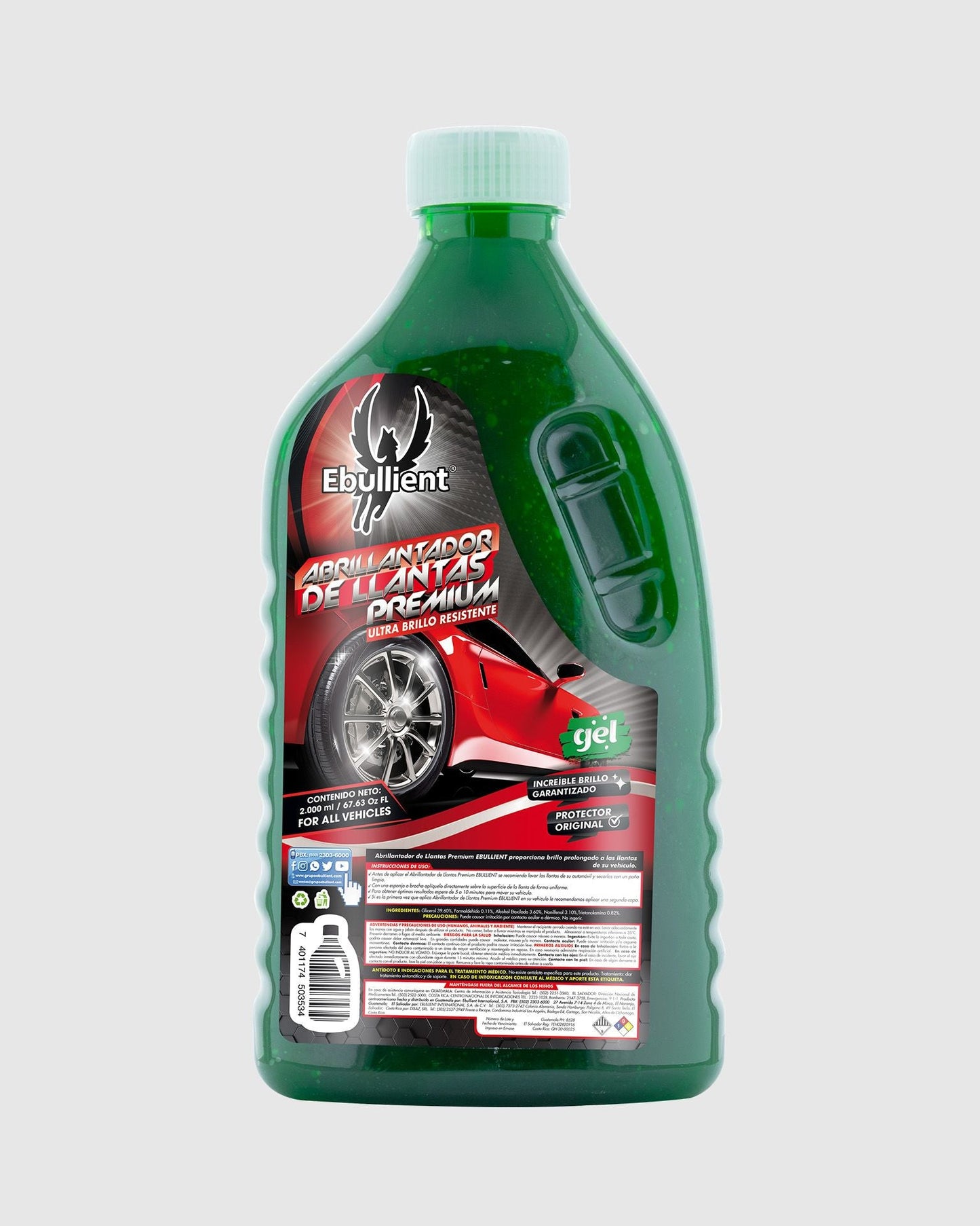Abrillantador de Llantas Premium en Gel
