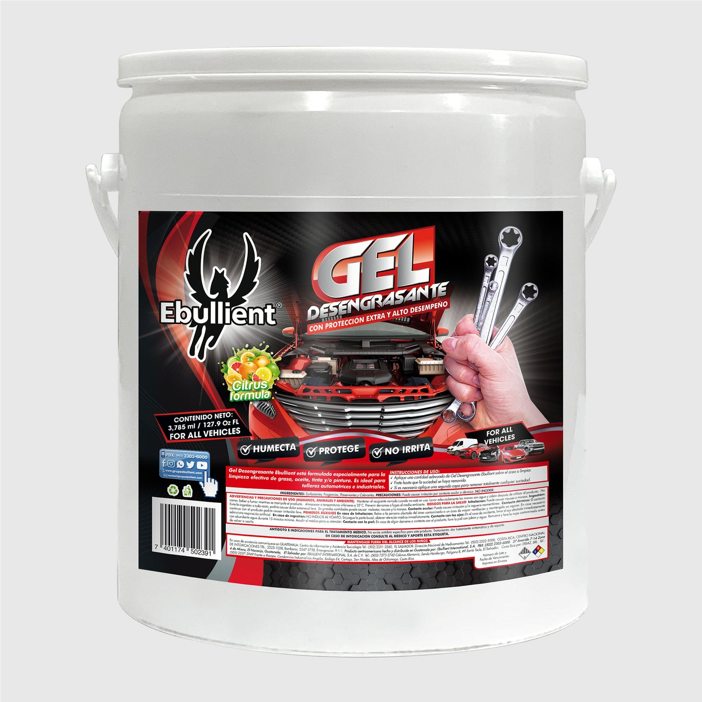 Gel Desengrasante de Manos