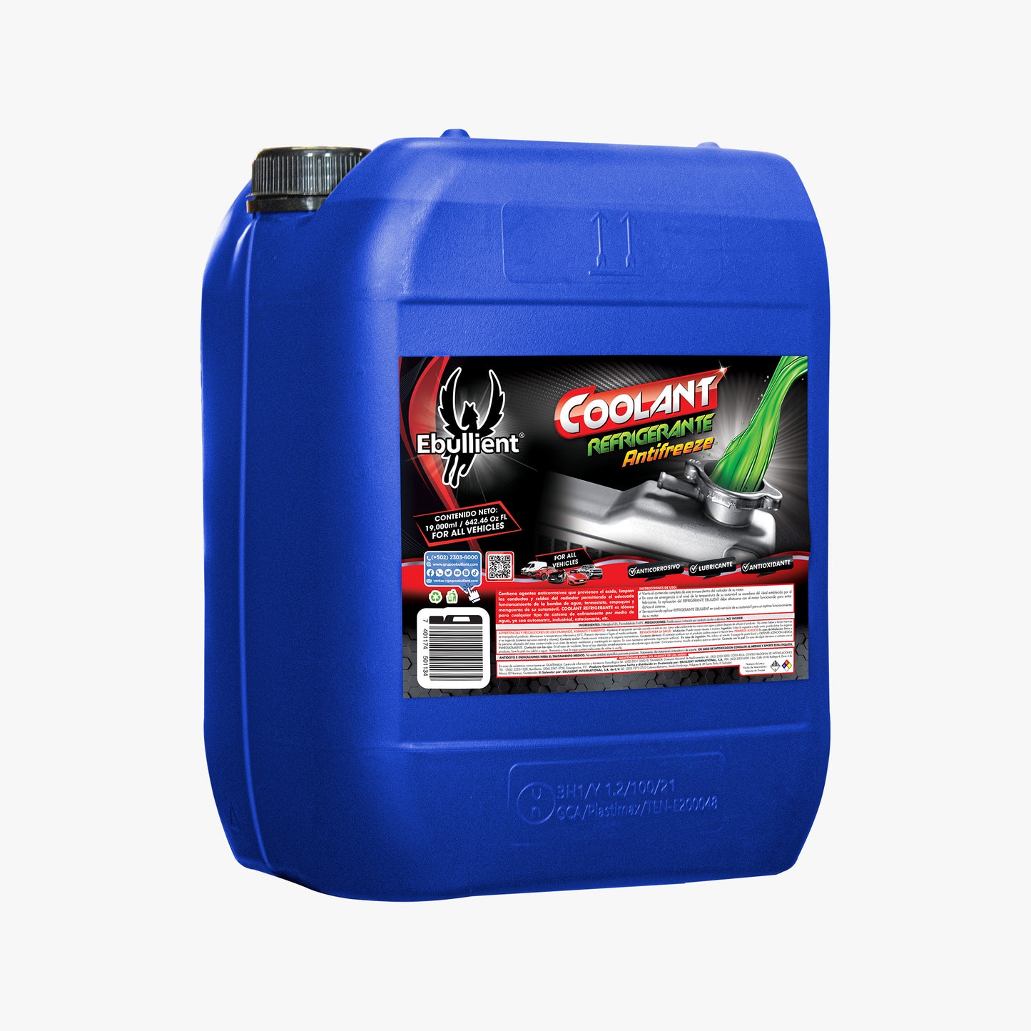 Coolant Refrigerante Antifreeze Verde