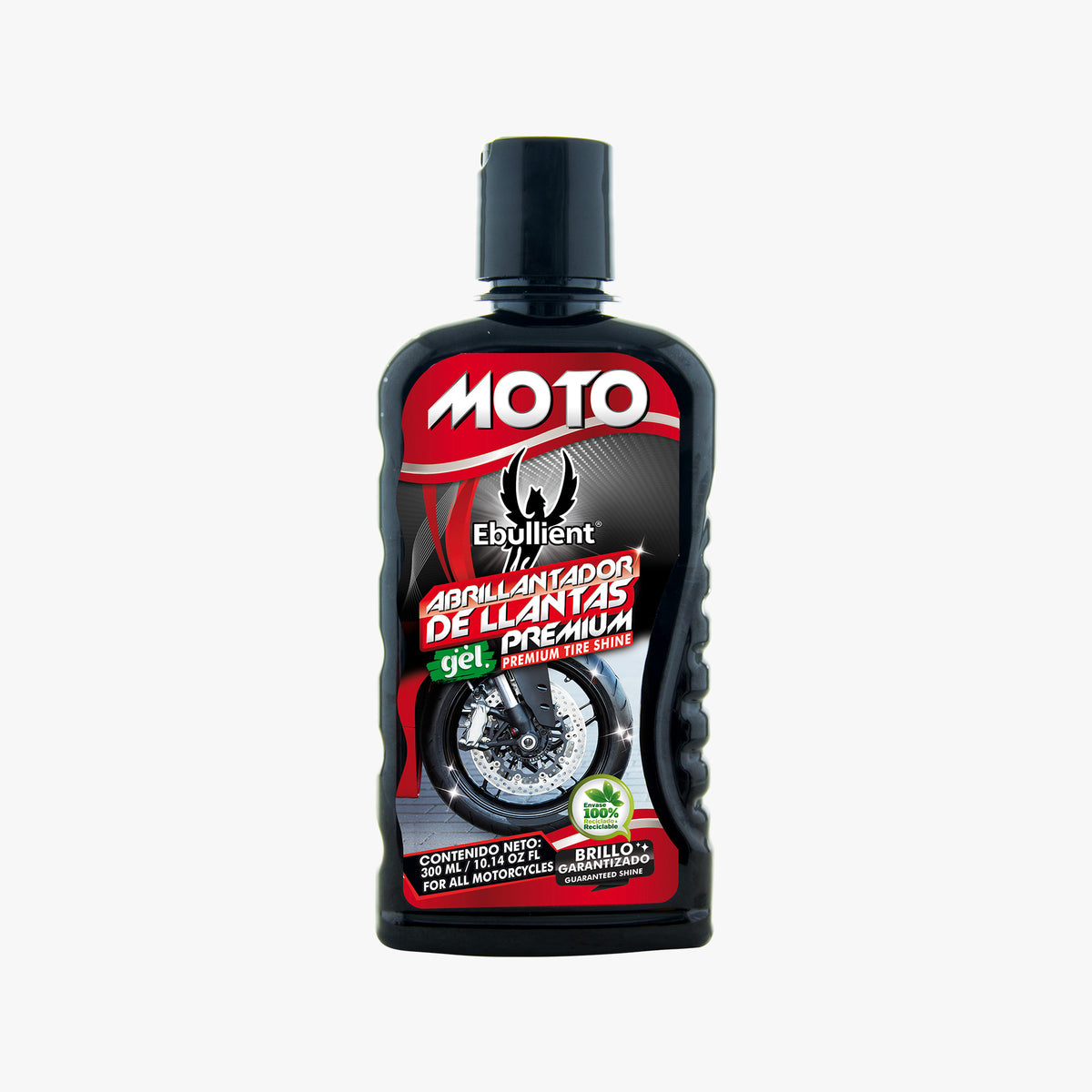Moto Abrillantador de Llantas Premium Gel