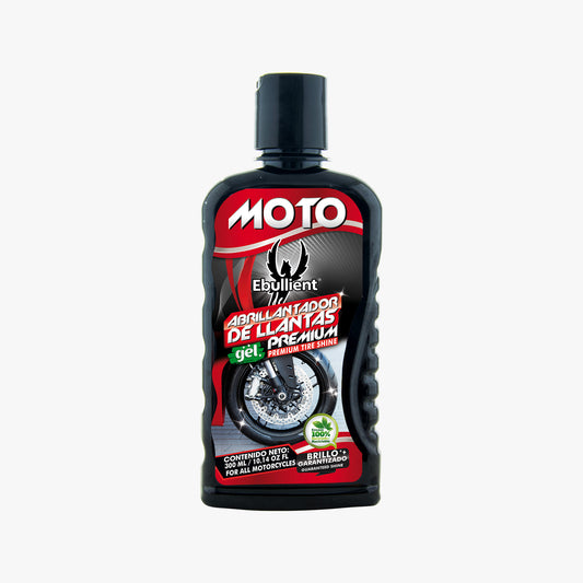 Moto Abrillantador de Llantas Premium Gel