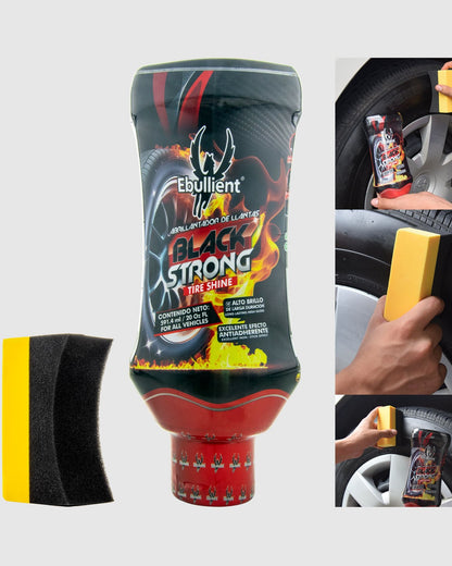 Black Strong Abrillantador de Llantas