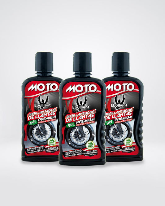 Abrillantador de Llantas Premium Gel Moto