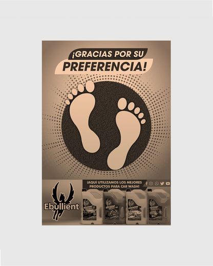 Alfombra Tipo Piecitos