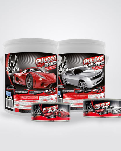 Pulidores Rojo Grueso y Blanco Fino